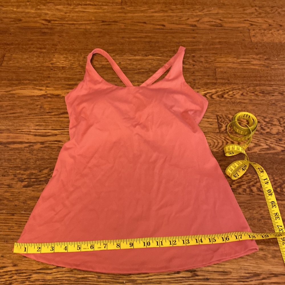 SAVVI Retired Small Peach Cross Back Padded Shelf Bra KUMA Tank Top - Picture 7 of 11